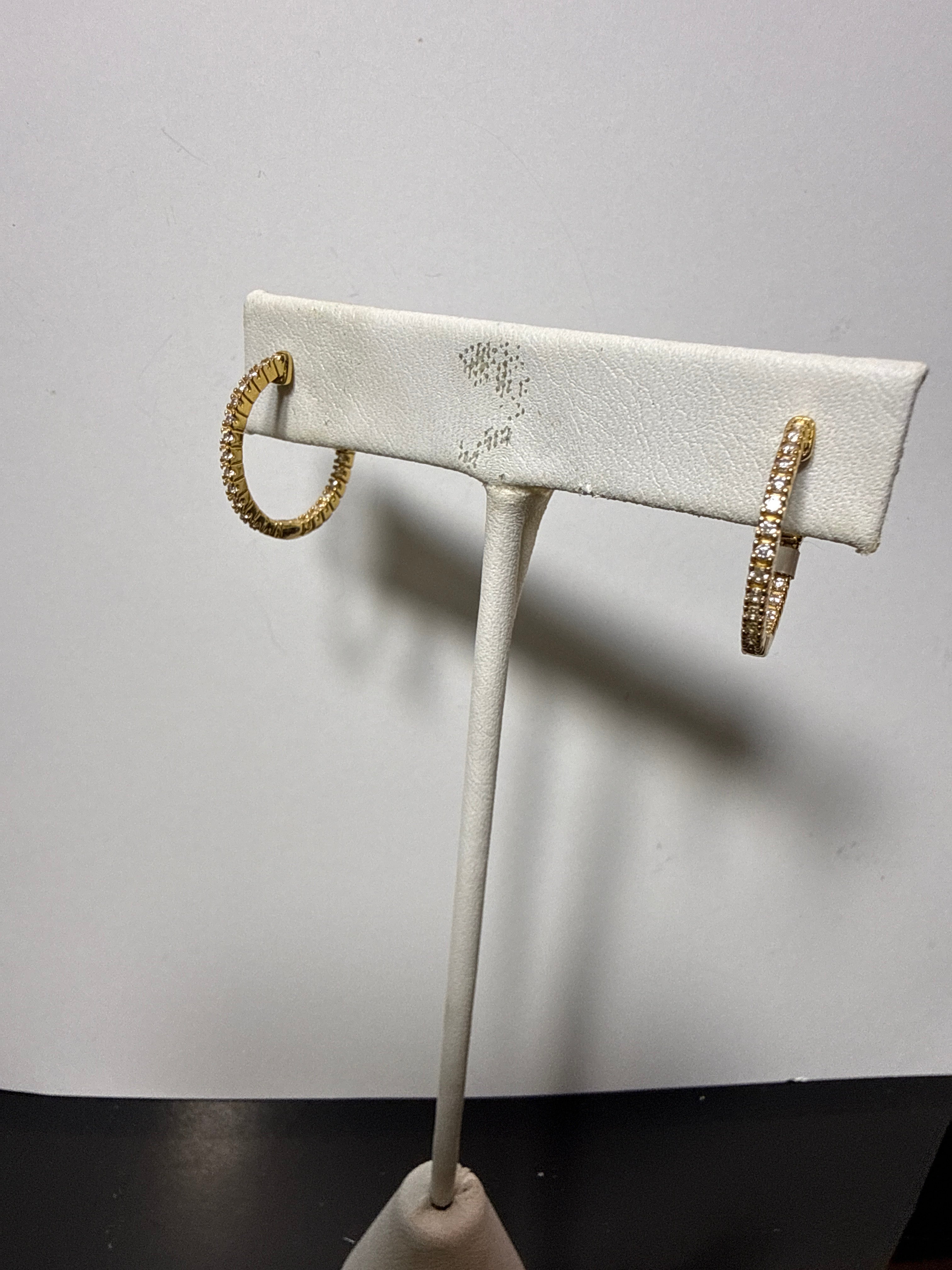 Tiny stone hoops