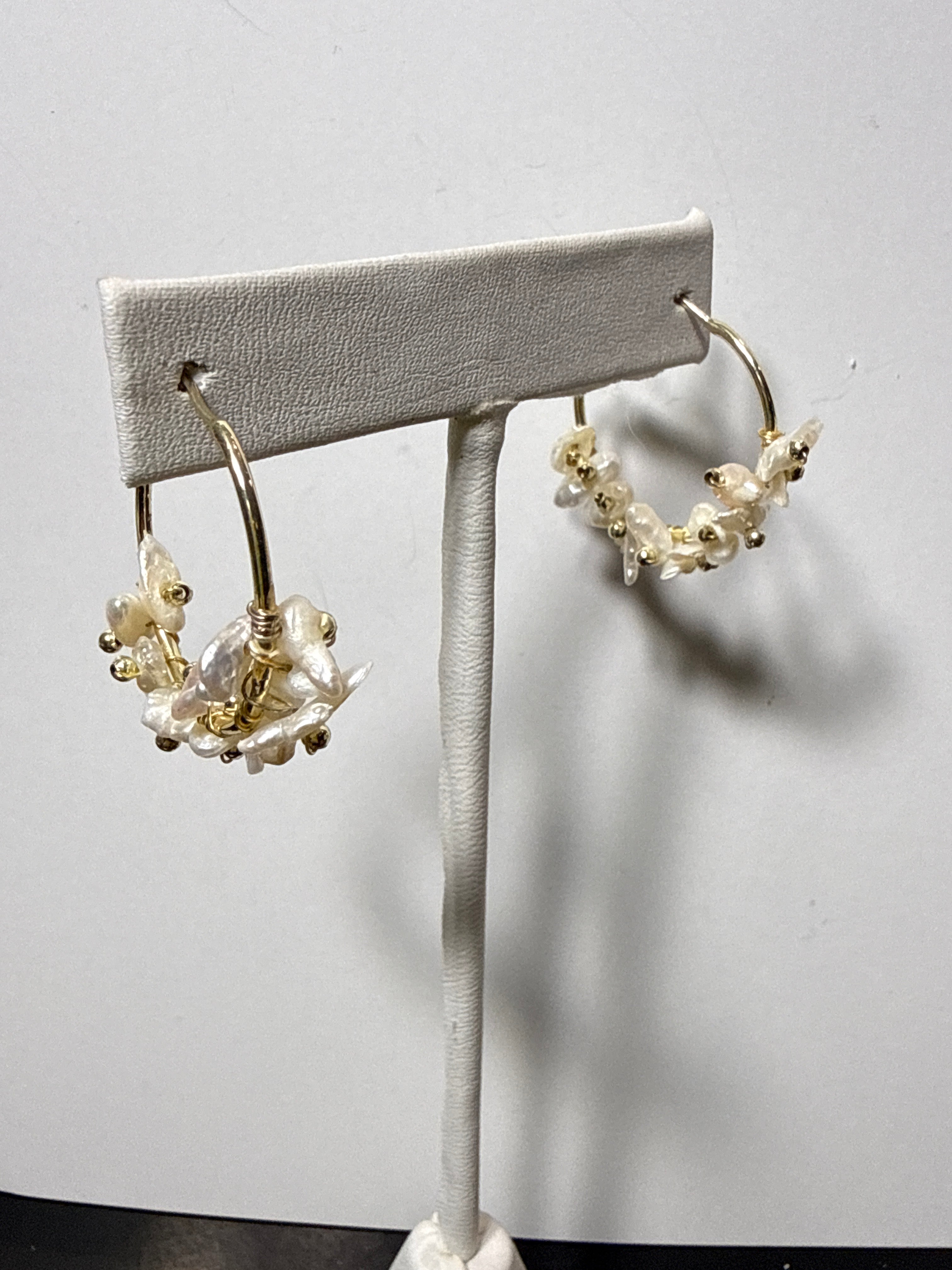 gold pearl flowers