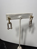 Horsebit Pave earrings