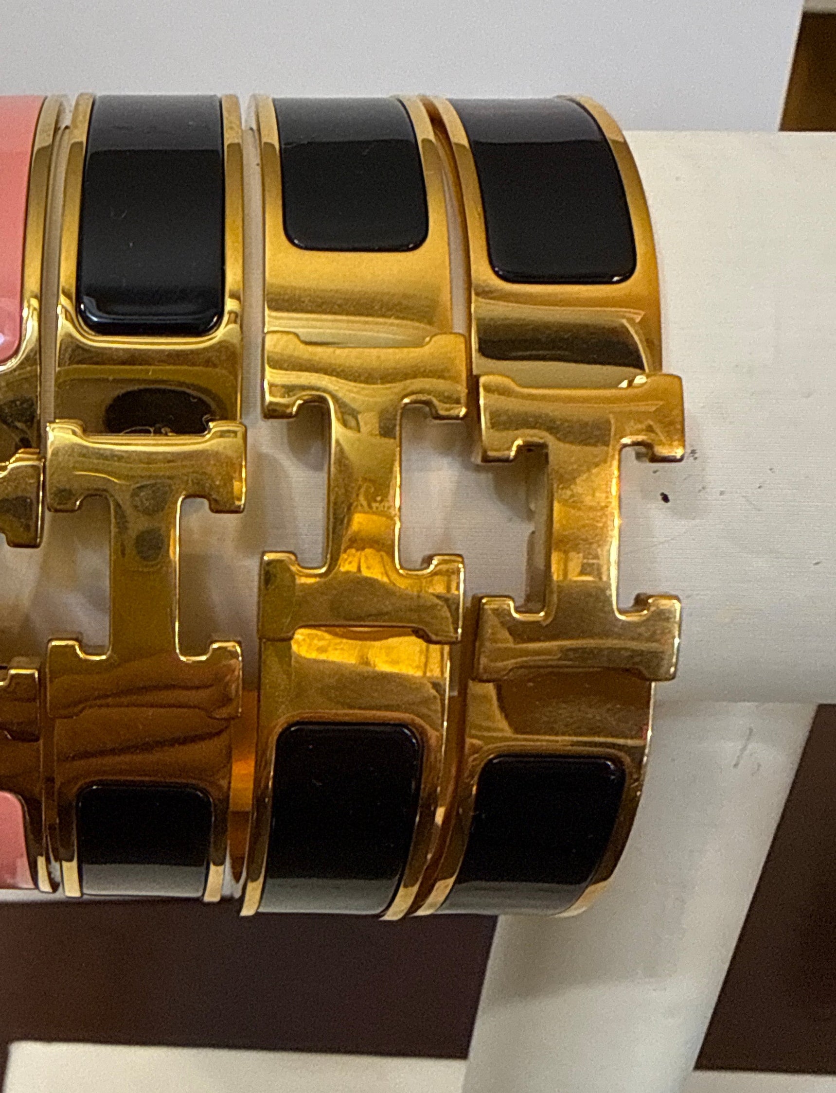 medium H bracelets