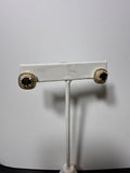 Black and gold Onyx studs