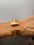 bold Gold hinge bracelet