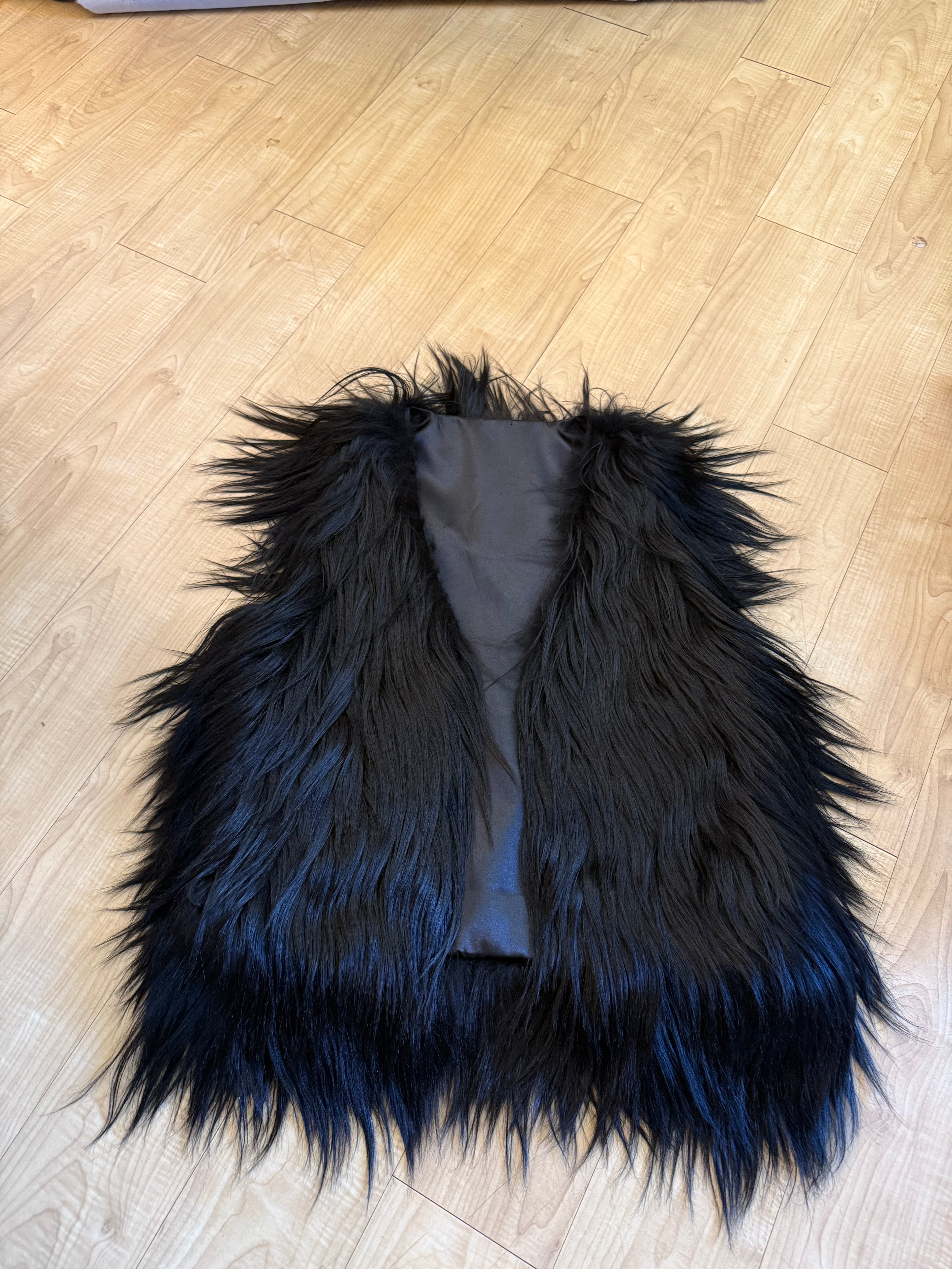 Mongolian lamb fur vest