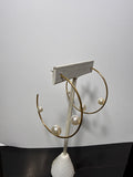 Floating Pearl Hoops