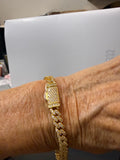 Diamond chain link look bracelet
