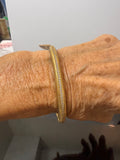 Diamond, channel cut bangle