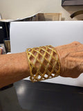 basket weave cuff