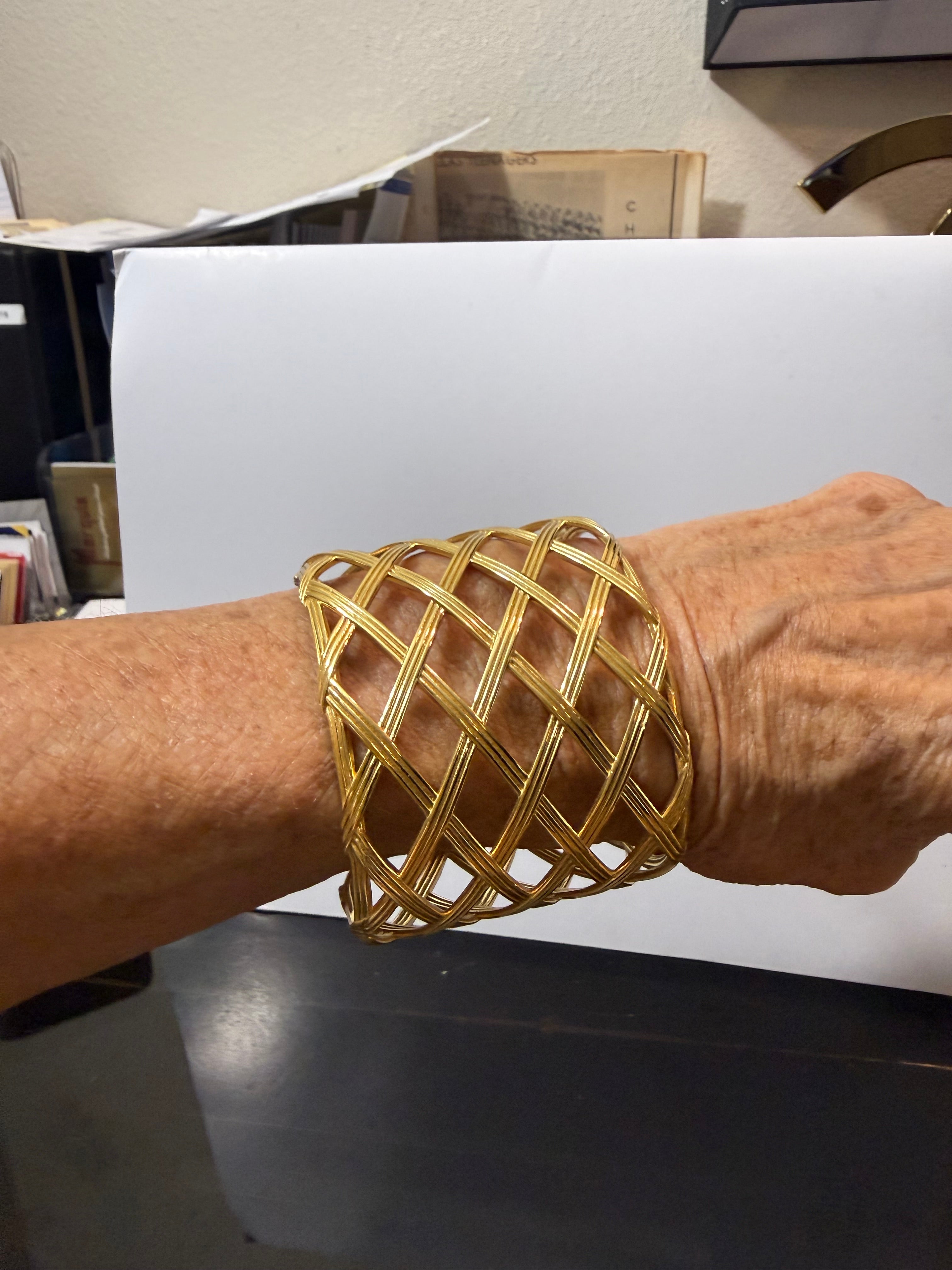 basket weave cuff