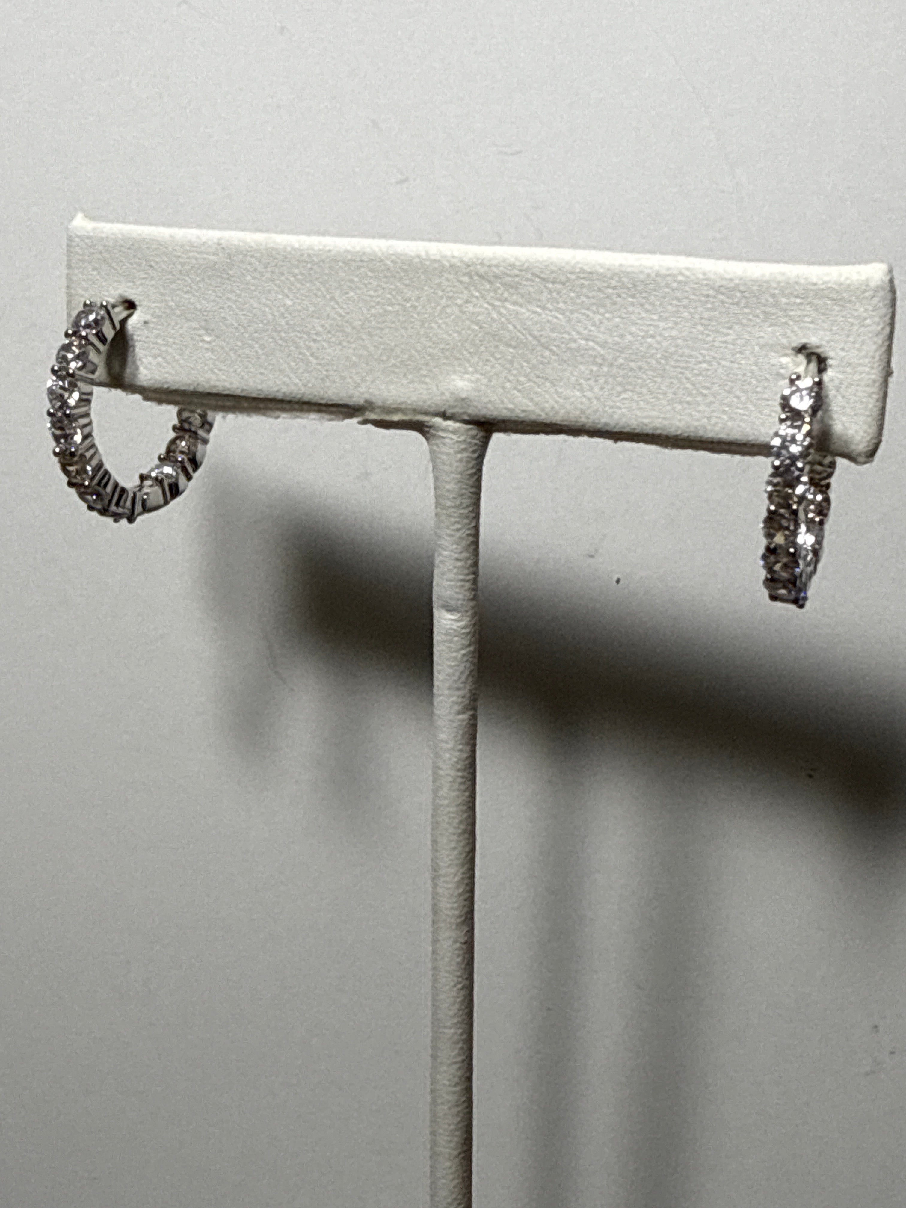Small diamond hoop