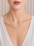 Diamond Accent Curve Necklace