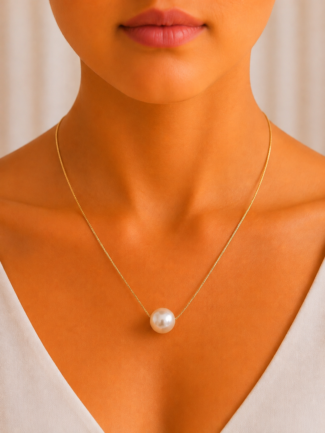 Single Pearl Necklace