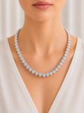 Classic CZ Tennis Necklace
