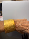 brushed gold cuff
