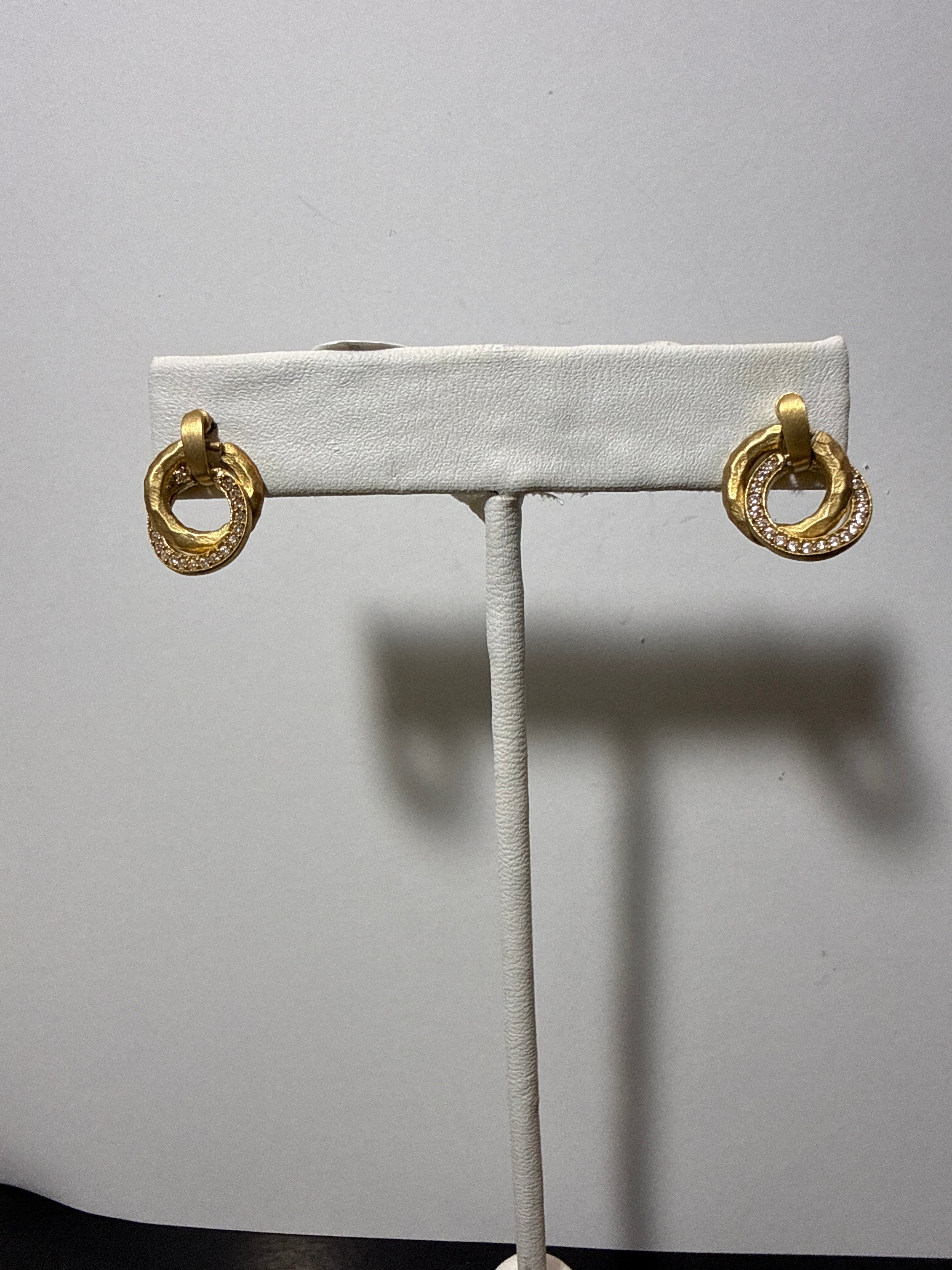 Small Pave’ Hoop