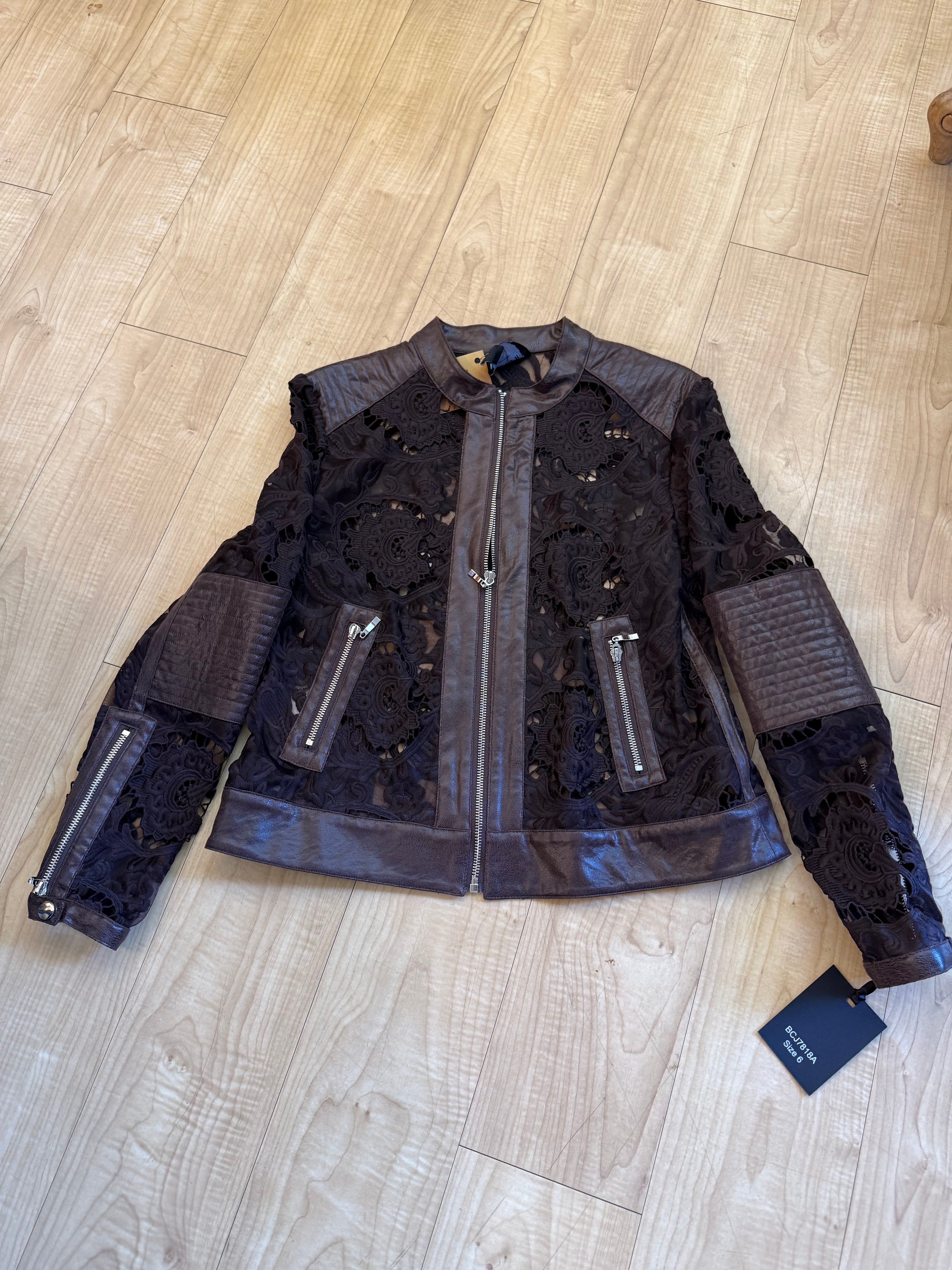 Brown lace jacket