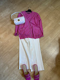 pink twin set