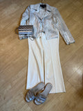 laser cut silver jacket