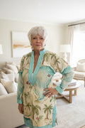 Linen Aqua Tunic